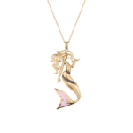 Daily Dazzle Summer  Diamond Necklace with Blue Sapphire and Enamel