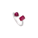 Daily dazzle Diamond Ring with Colored Stone
