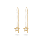 Daily Dazzle Summer Star Gold Earrings