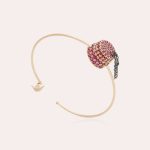 Tarboush Gold Bracelet with Ruby