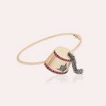 Tarboush Diamond Bracelet with Ruby