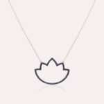 Lotus Fancy Diamond Necklace
