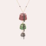 Tarboush Diamond Necklace with Diamond & Precious Stones
