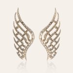 Fairy Taile Diamond Earrings Wings