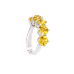 Daily Dazzle Ring with Precious Stones