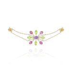 Daily Dazzle Diamond Choker Necklace with Precious Colors