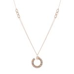 Screw Black Diamond Necklace