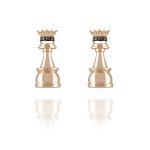 Chess Diamond Earrings