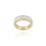 Wedding Band Diamond with Princess Diamond