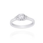Solitaire Diamond Engagement Ring