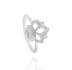 Lotus Diamond Ring