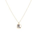 Zodiac Black Diamond Necklace Scorpio