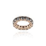 Wedding Band Fancy Black Diamond