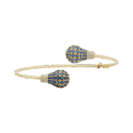 Light Diamond Bracelet with Sapphire