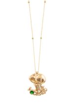 Zodiac Diamond Necklace Aquarius with Precious Stones