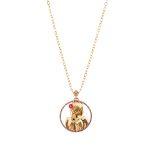 Zodiac Diamond Necklace Virgo with Precious Stone