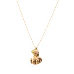 Zodiac Diamond Necklace Virgo with Precious Stone