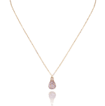 Light Diamond Necklace with Sapphire