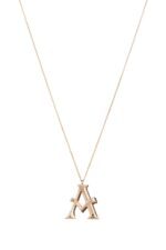 Initials Fancy Diamond Necklace  A