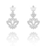 Lotus Diamond Earrings