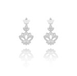 Lotus Diamond Earrings