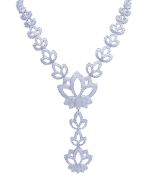 Lotus Diamond Necklace