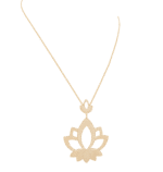 Lotus Gold Necklace