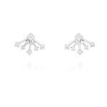 Snowflake Diamond Earrings