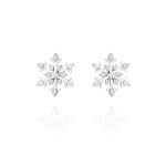 Snowflake Diamond Earrings