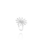 Snowflake Diamond Ring