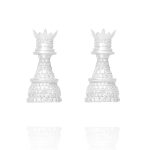 Chess Diamond Earrings