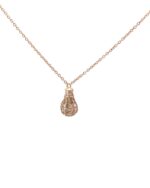 Light Diamond Necklace with Fancy Diamond