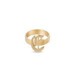 Initials Ring Letter C