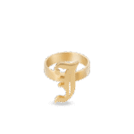 Initials Ring Letter J