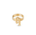 Initials Ring Letter Q