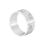 Wedding Band Diamond Ring Leaves