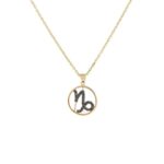 Zodiac Black Diamond Necklace Capricorn