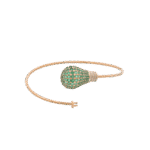 Light Diamond Bracelet with Emerald