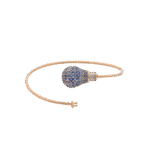 Light Diamond Bracelet with Sapphire