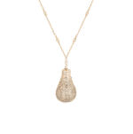 Light Diamond Necklace with Fancy Brown Diamond