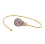 Light Diamond Bracelet with  Precious Stones