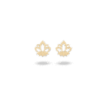 Lotus Gold Earrings