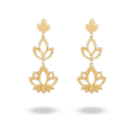Lotus Gold Earrings