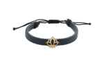 Lotus Gold Bracelet with Rubber