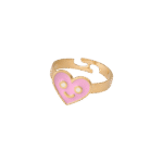 Kids Heart Ring with Enamel