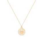Zodiac Diamond Necklace Cancer with Enamel