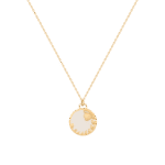 Zodiac Diamond Necklace Virgo with Enamel