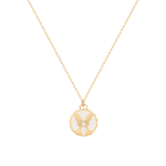 Zodiac Diamond Necklace Pisces with Enamel