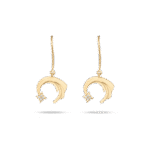 Moon Diamond Earrings