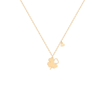 Daily Dazzle Summer Lucky Flower Gold Necklace